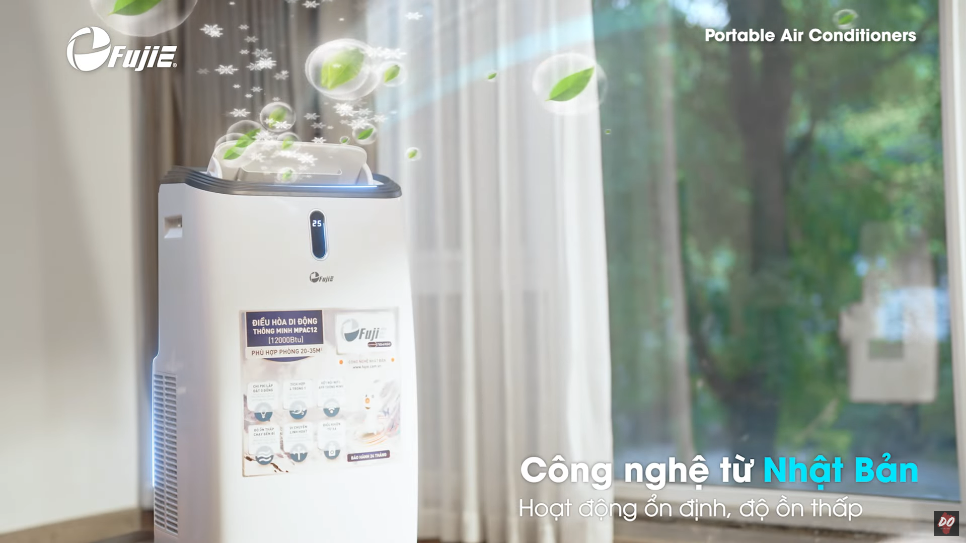 TVC quảng cáo điều hoà - máy lạnh di động thông minh FUJIE